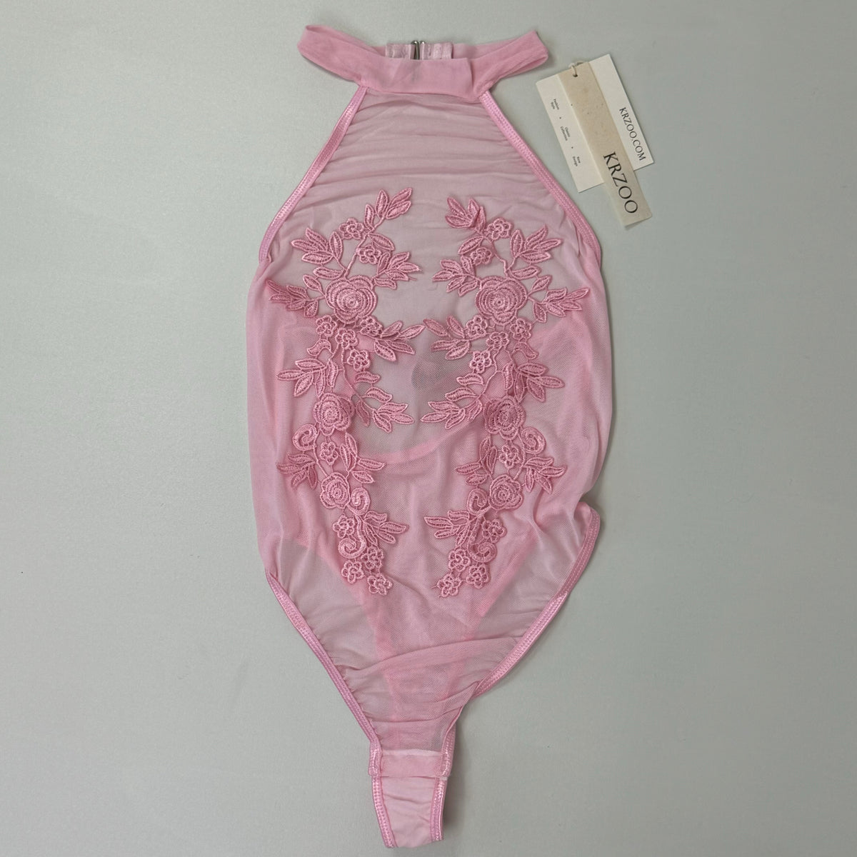 Water-soluble flower one-piece dress