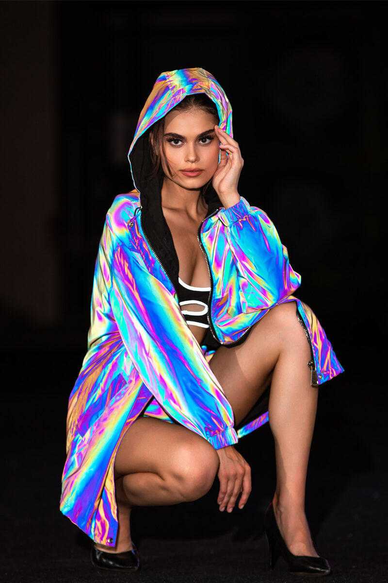 Fall Night Running Reflective Casual Suit