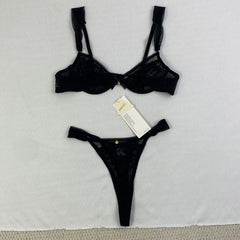 Floral lace three-piece separate set