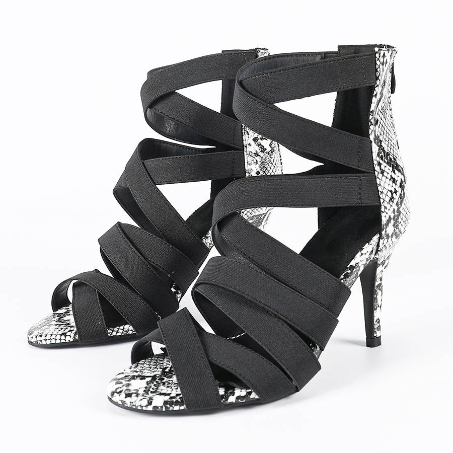 Women's Rubber Sole Customized Heeled Dance Shoes Salsa Ballroom Dance Boots
