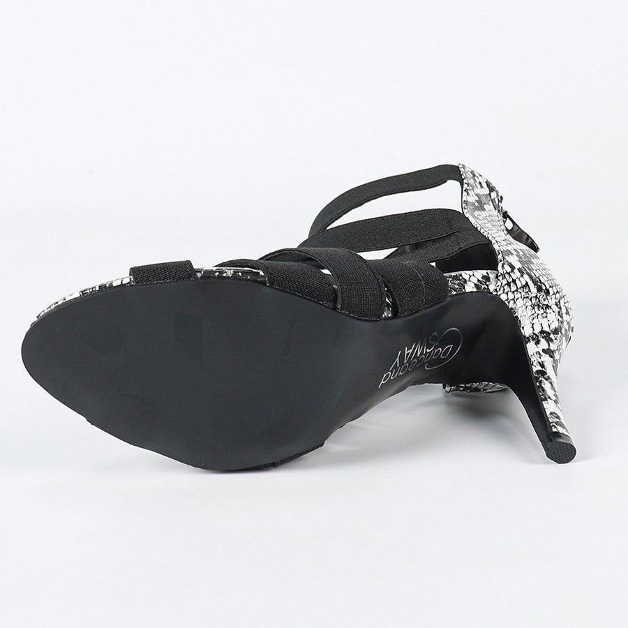 Women's Rubber Sole Customized Heeled Dance Shoes Salsa Ballroom Dance Boots