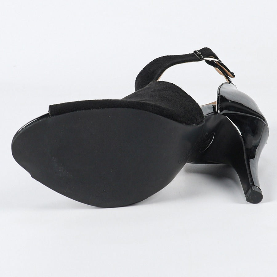 Women's PU Suede Customized Heel Rubber Sole Dance Boots Dance Shoes