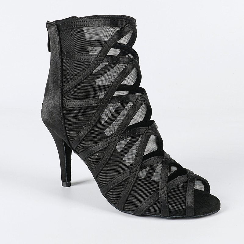 Women's Lace Customized Heel Heels Dance Boots JazSalsa Dancing Shoes