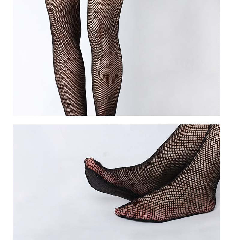 Women's Professional Hard Mesh Latin Dance Socks Dance Competition Socks Pantyhose Tights