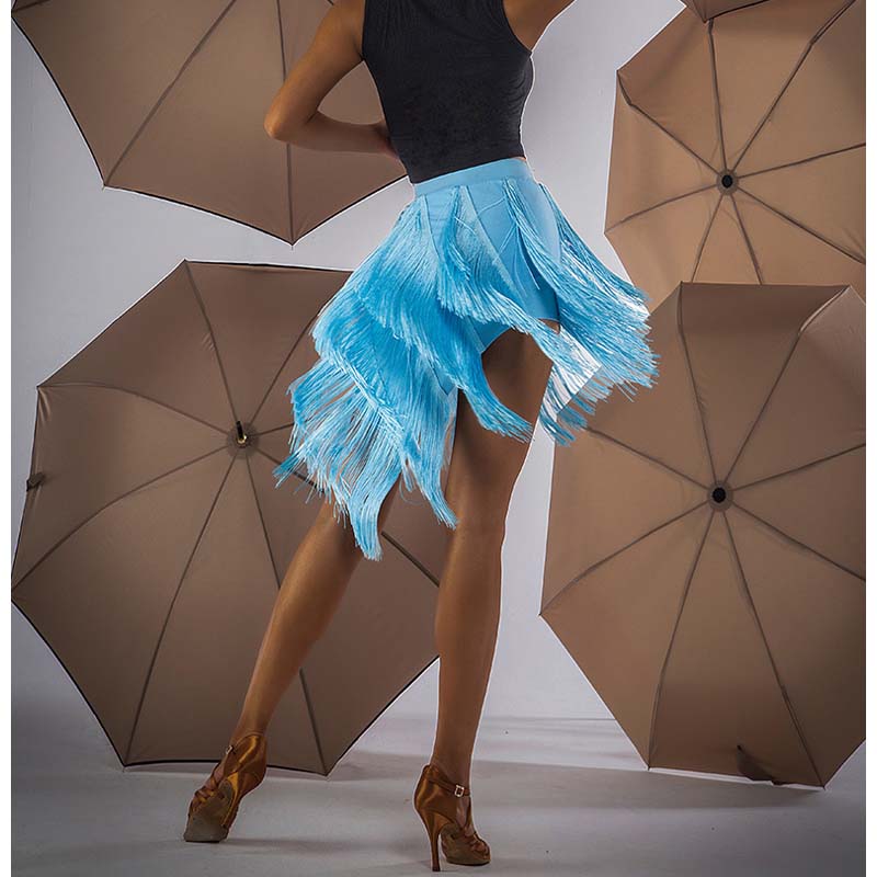 Women's Tassel Latin Dance Srt Standard Training Clothes