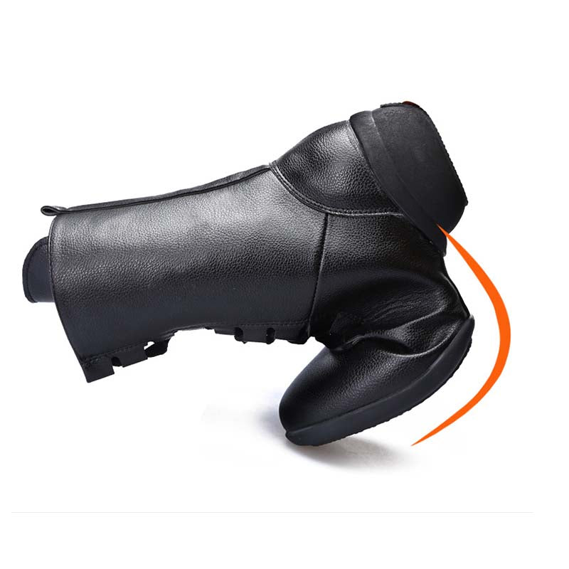 Women's Leatherette Boots JazWith Lace-up Dance Boots/Dance Shoes