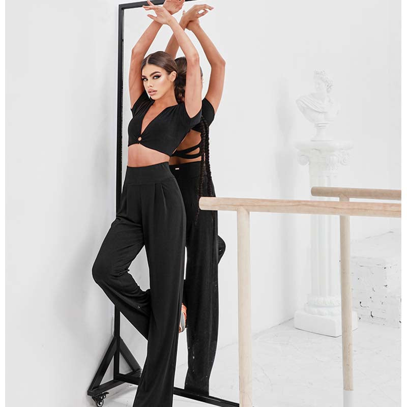 Women's Lace-Up Top DanceWear Dance Tops