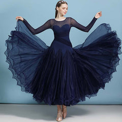 Women's Modern Dance Dress Ballroom Dance Dress Performance Swing Dress