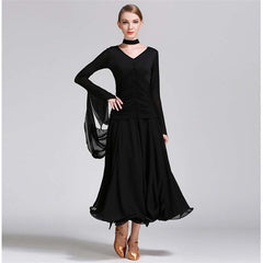 Women's Modern Dance Dress Ballroom Dancing Costume Training Performance Dress
