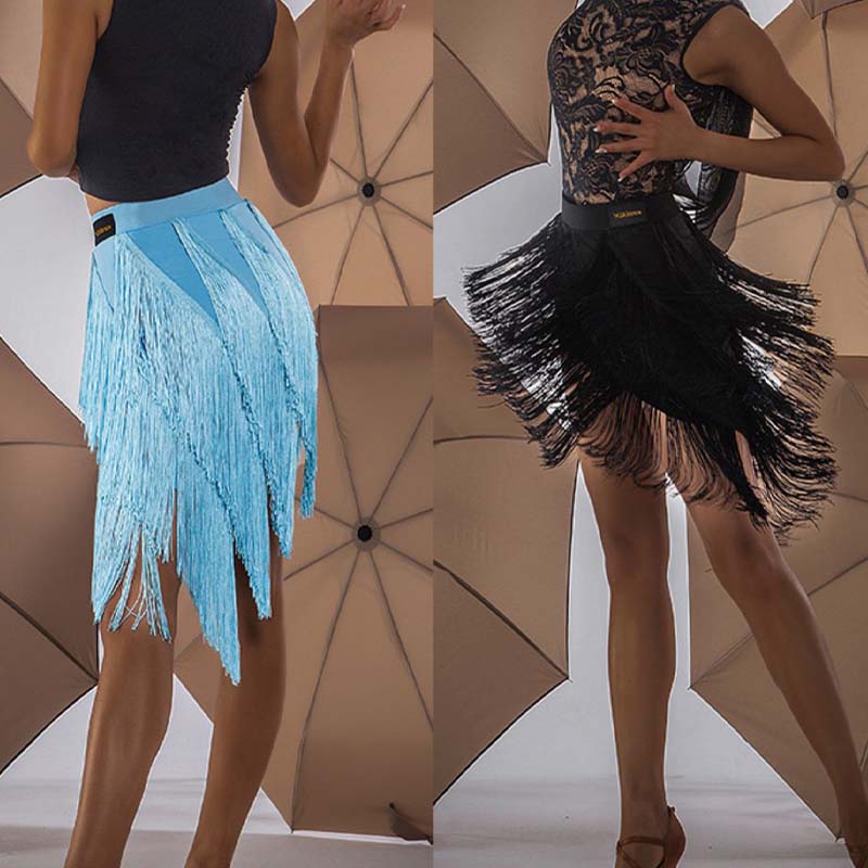 Women's Tassel Latin Dance Srt Standard Training Clothes