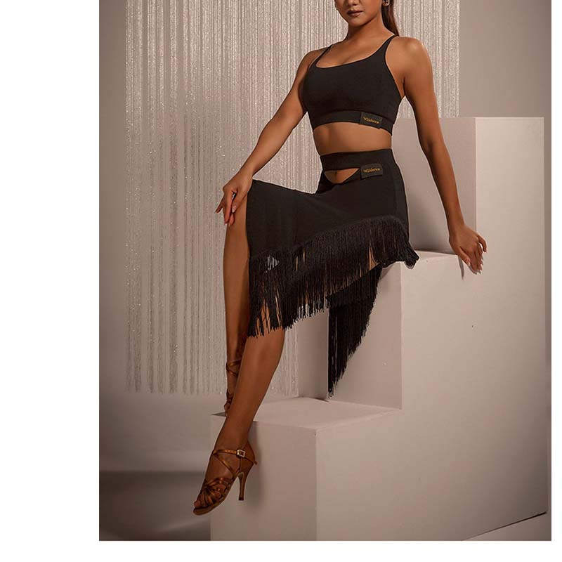 Women's Suspender Dance Top Ballroom Dance Clothes Training Clothes