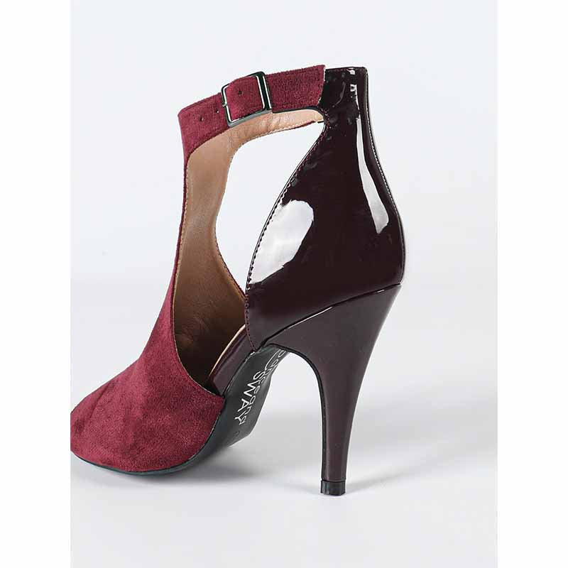 Women's PU Suede Customized Heel Rubber Sole Dance Boots Dance Shoes