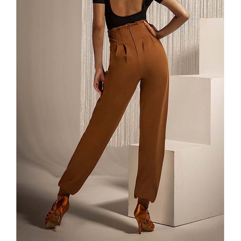 Women's High-waist Rope-tied National Standard Dance Pants Training Clothes