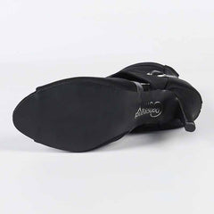 Women's Stretch Cloth Customized Heel Rubber Sole Heels Dance Boots JazDancing Shoes