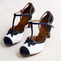 Women's PU Customized Heel Latin Shoes Salsa Shoes Ballroom Dance Shoes