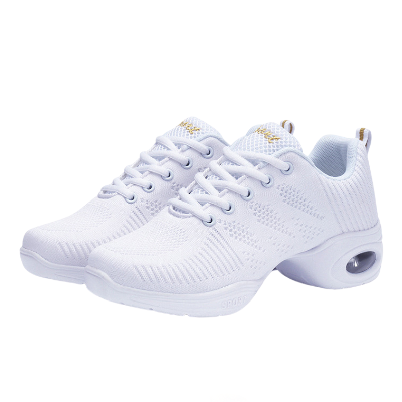 Women's Mesh JazShoes Lace-up Dance Sneakers