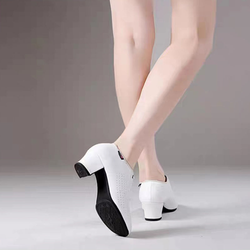 Women's Microfiber Leather 5cm Heels Teaching & Practice Shoes Ballroom Dance Shoes