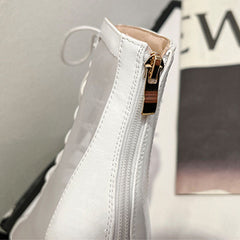 Women's 7.5cm/10cm Rubber Sole Leatherette JazShoes Dance Heels Dance Boots