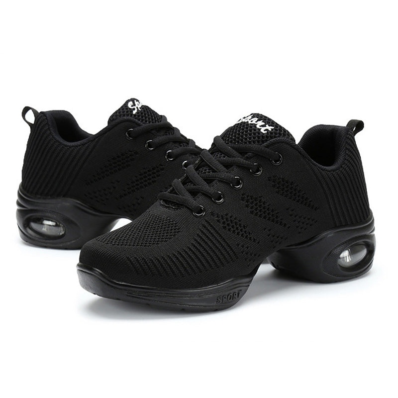 Women's 4.5cm Dance Sneakers Party Training Performance Professional Dance Shoes JazDance