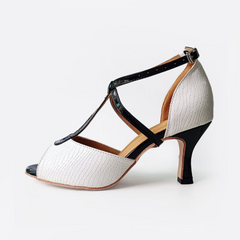 Women's Leatherette Customized Heel Ballroom Salsa Latin Dance Shoes