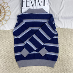 Japanese Retro Striped Top