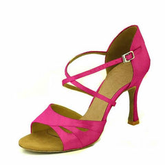 Women's Satin 9cm Ballroom Dance Shoes/Latin Shoes