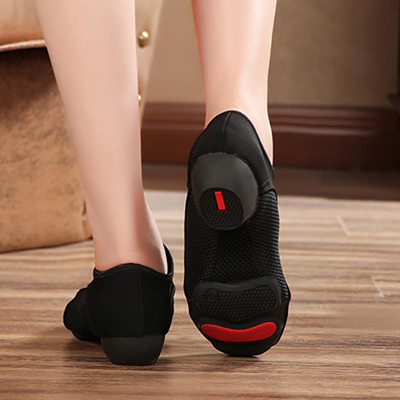 Women's Canvas 3cm Heels Teaching & Practice Shoes Ballroom Dance Shoes
