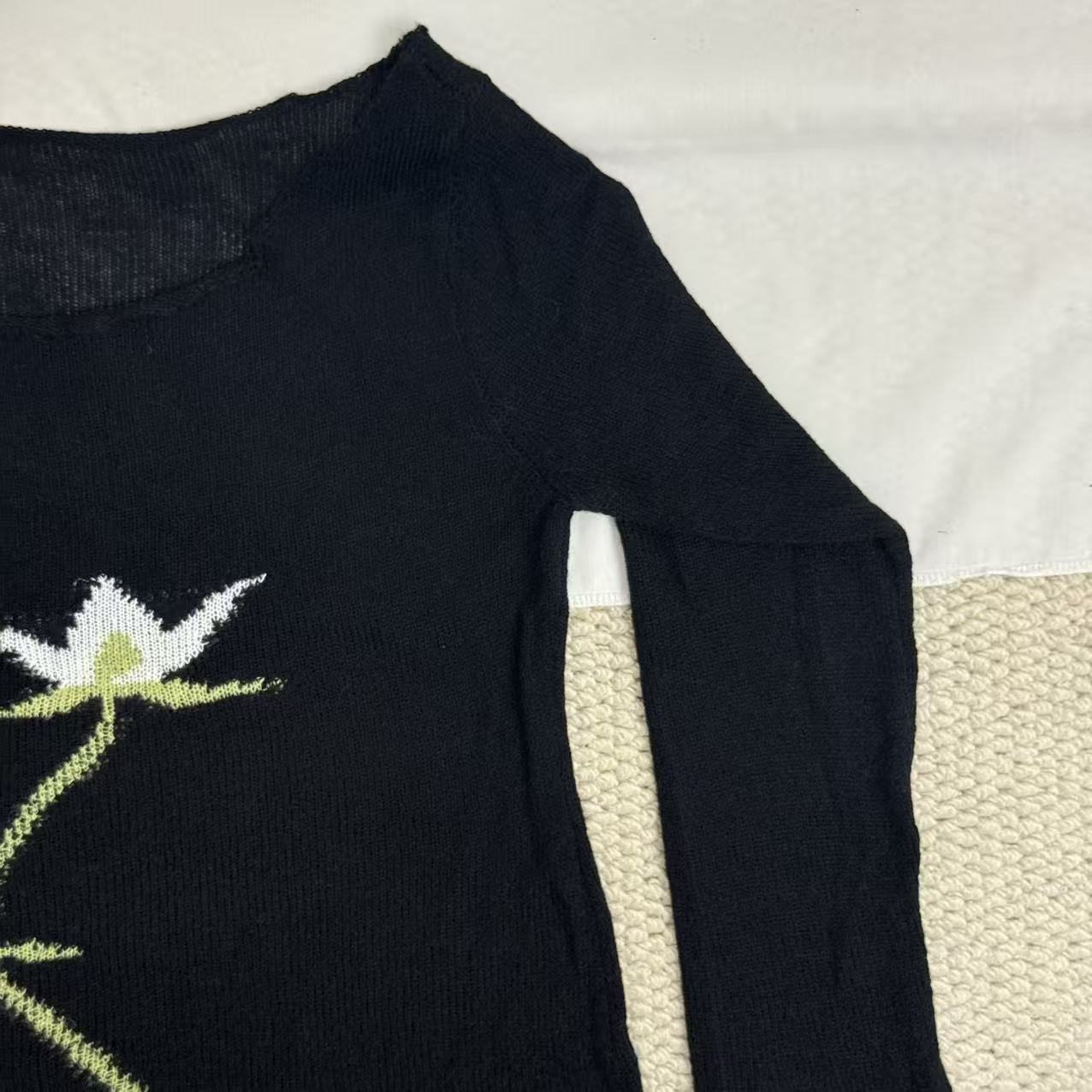 Lightweight Crew-Neck Knit Sweater