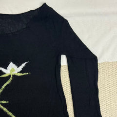 Lightweight Crew-Neck Knit Sweater