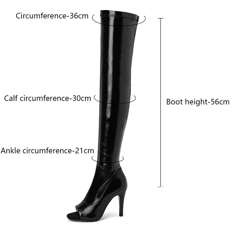 Women's 7cm/9cm Heel Rubber Sole Leatherette JazDance Boots Rubber Sole Pole Dancing Shoes