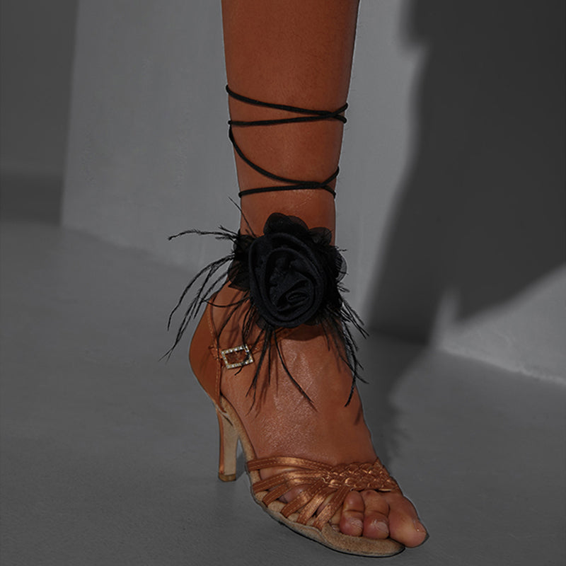 Women's Latin Dance Flower Accessories