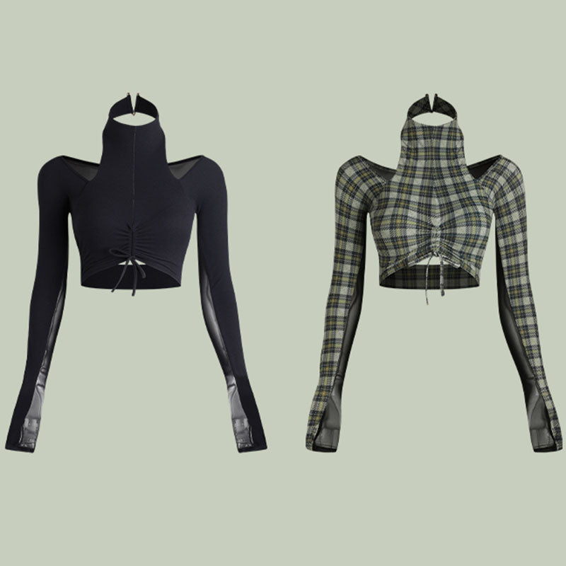 Women's Long Sleeve Latin Dance Tops Dance Wear Dance Tops