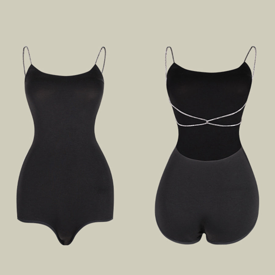 Women's Sling Backless Dance Tops Bodysuit LeotarPractice DanceWear