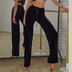 Women's High Waist Pants Dance Wear Training Performance Pants