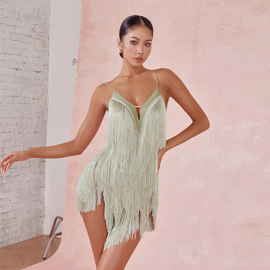 Women's Sleeveless Backless Dance Dress DanceWear Training Performance Dress