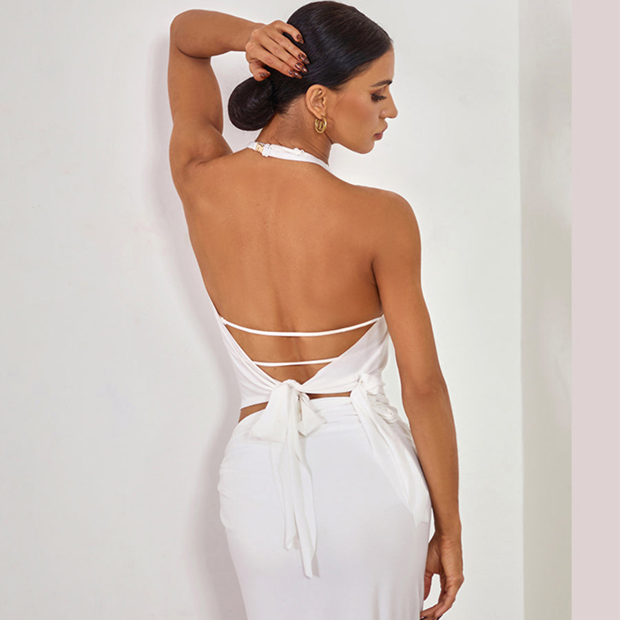 Women's Milk Silk Sleeveless Latin Tops Practice Tops Latin DanceWear
