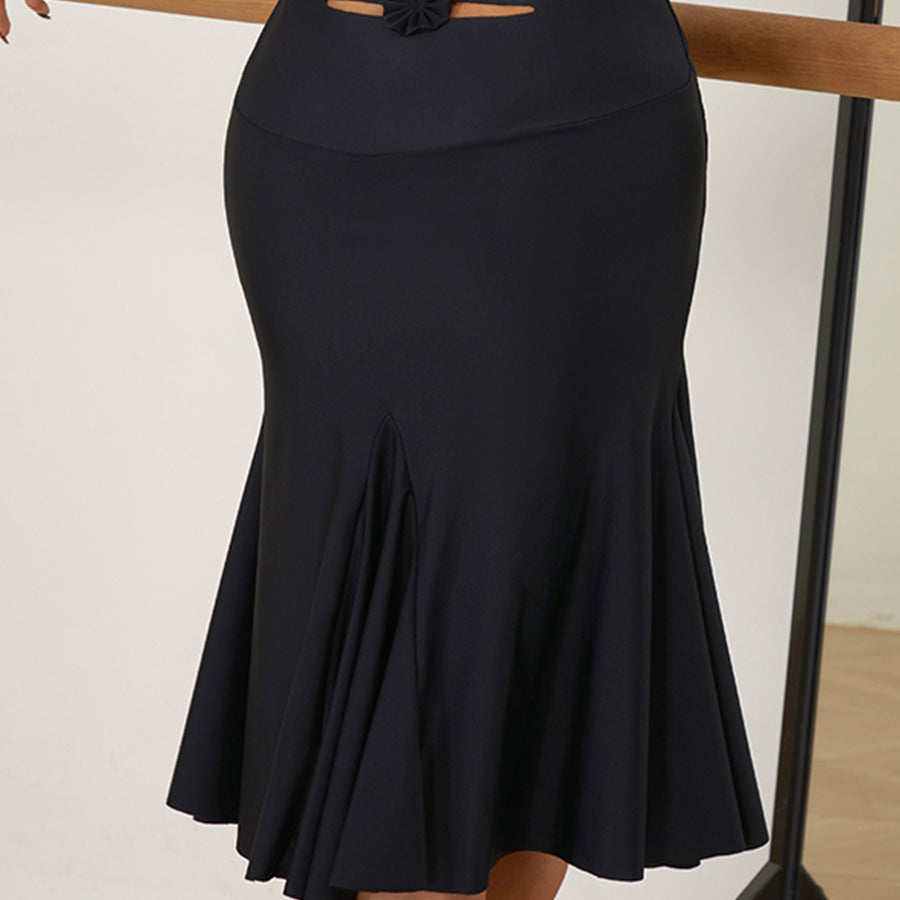 Women's Halter Backless Dance Dress DanceWear Training Performance Dress