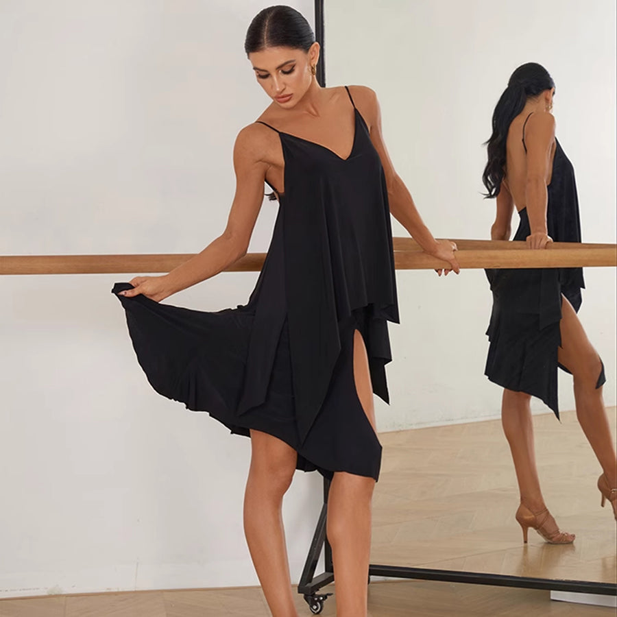 Women's Milk Silk Backless Dance Tops Bodysuit LeotarPractice DanceWear