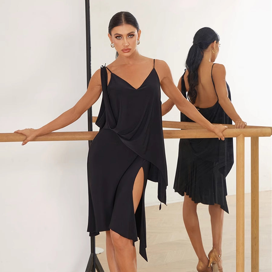 Women's Milk Silk Backless Dance Tops Bodysuit LeotarPractice DanceWear