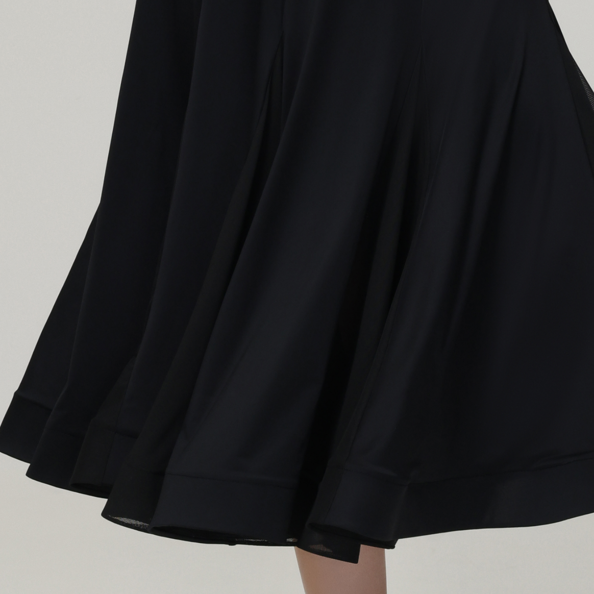 Customisable-Women's Round Neck WaltModern Ballroom Dance Dress Competition Dresses