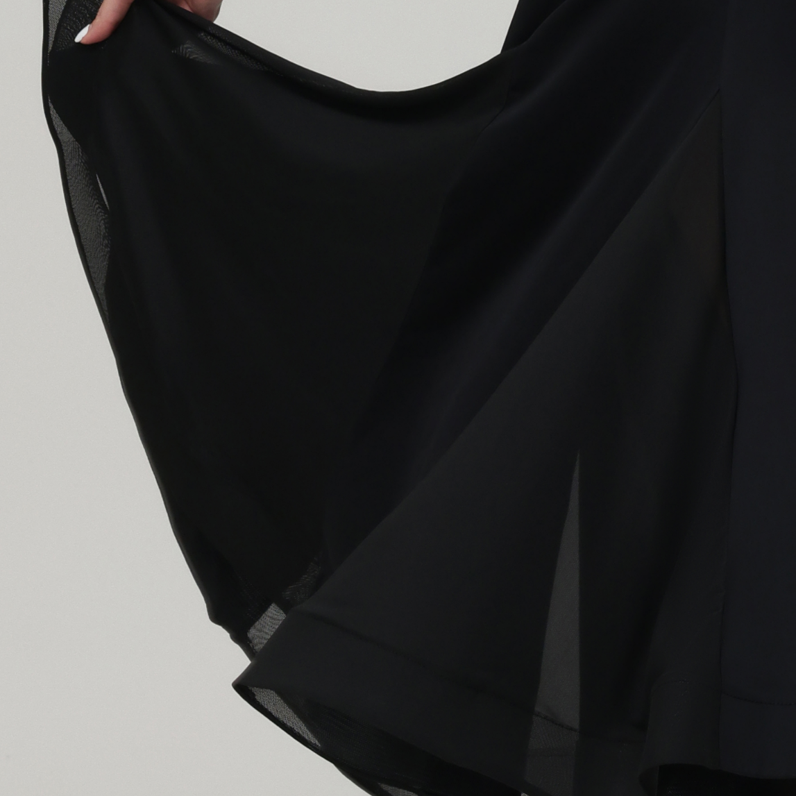 Customisable-Women's Round Neck WaltModern Ballroom Dance Dress Competition Dresses