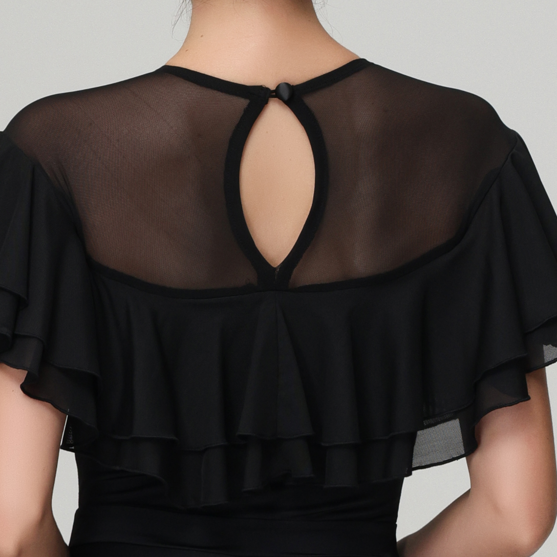 Customisable-Women's Round Neck WaltModern Ballroom Dance Dress Competition Dresses