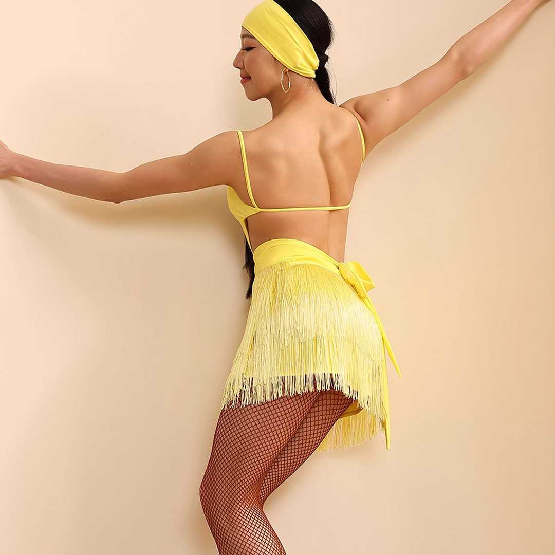 Women's One-piece Latin Dance Srt Training Performance Wear