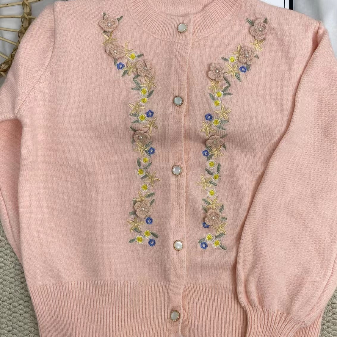 Chanel-Style Embroidered Cardigan