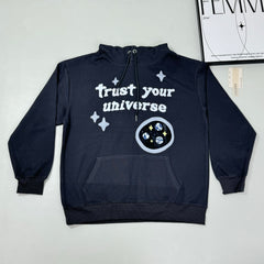 Cosmic Alphabet Printed Hooded Sweatshirt
