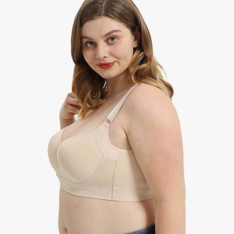 Push-Up Back Smoothing Bra-Brown (2 PACK)