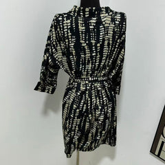 Printed Loose-Fit Satin Wide-Leg Jumpsuit