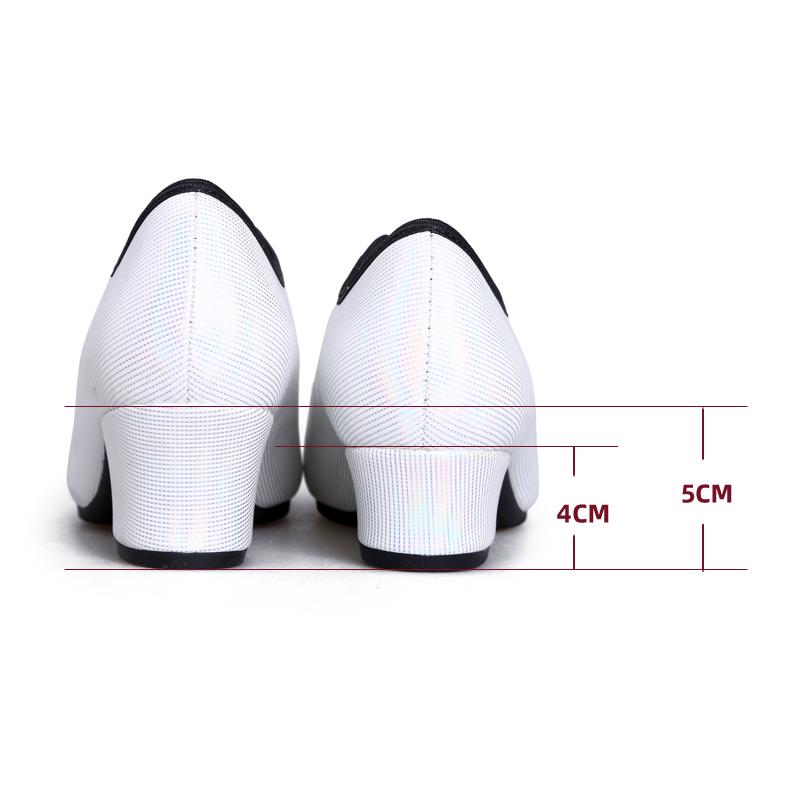 Women's Real Leather 3cm/5cm Teaching & Practice Shoes Ballroom Dance Shoes