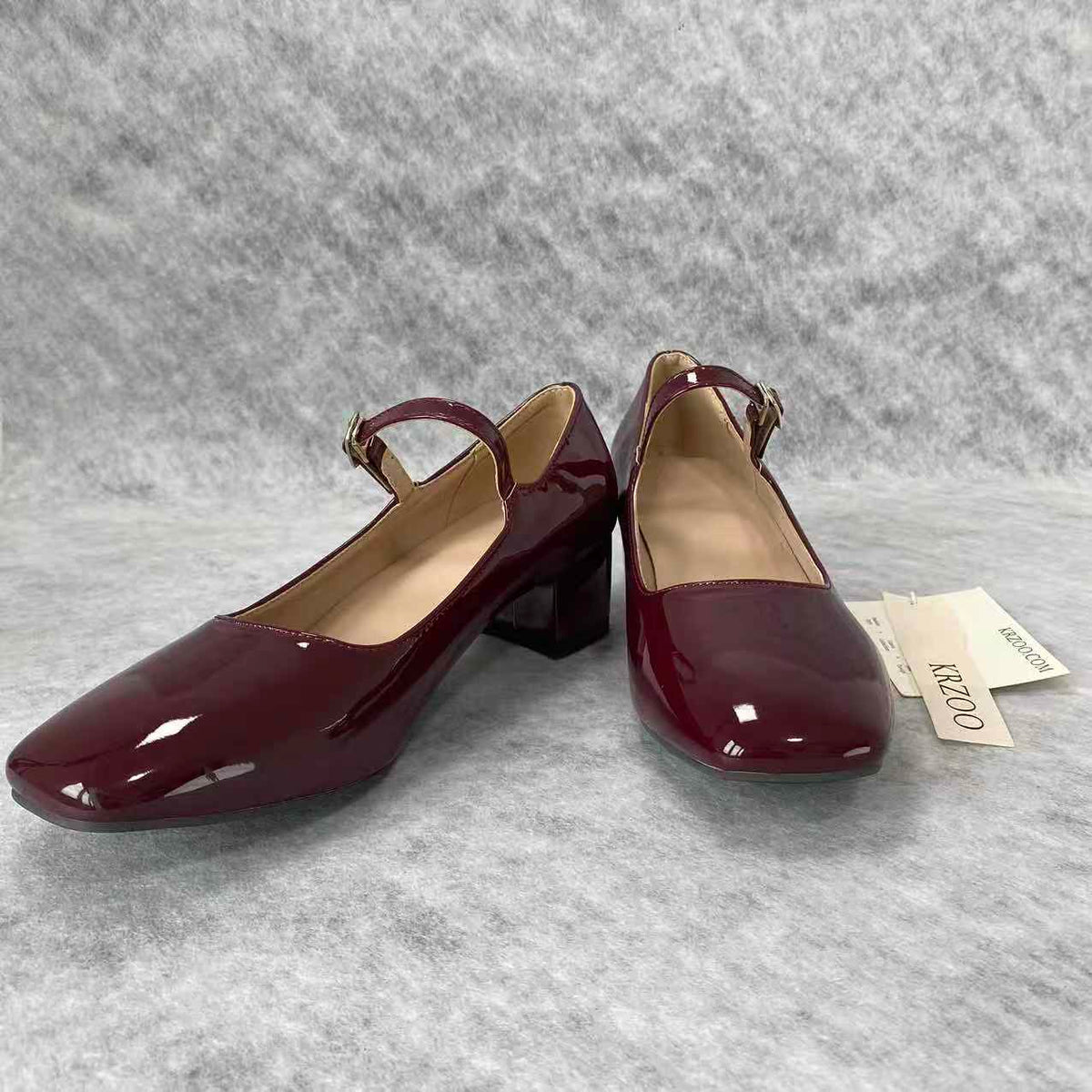 Leather upper platform flat-heeled sandal