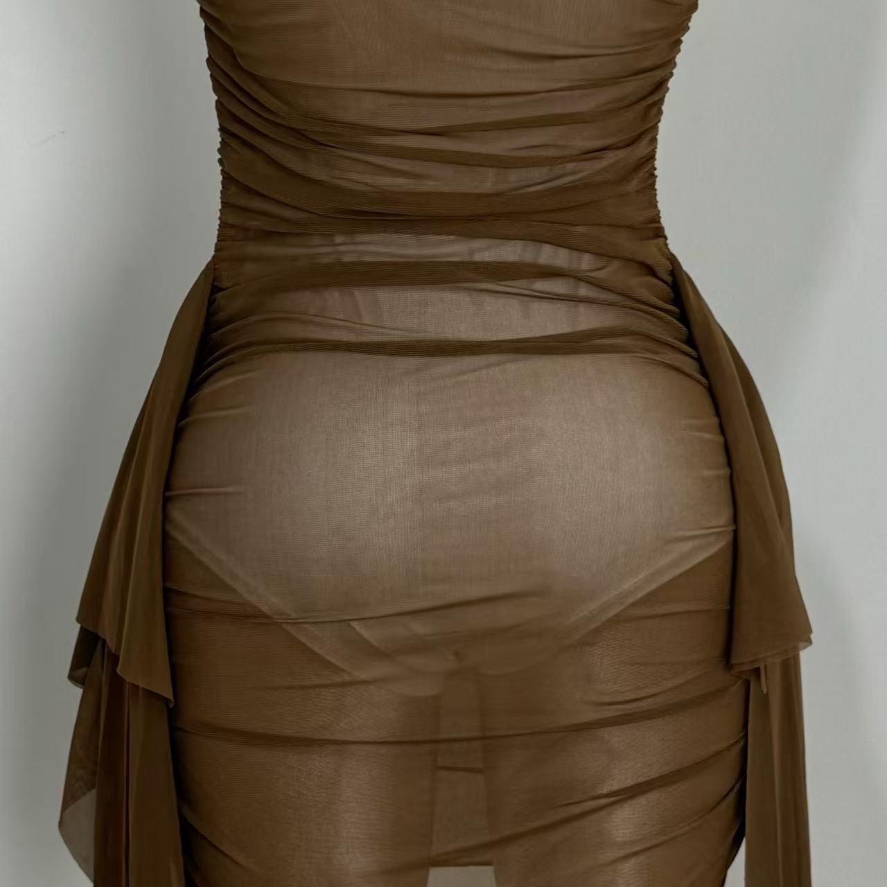 Sleeveless Strapless Flowy Dress
